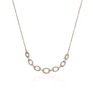 W.KRUK Naszyjnik złoty z diamentami