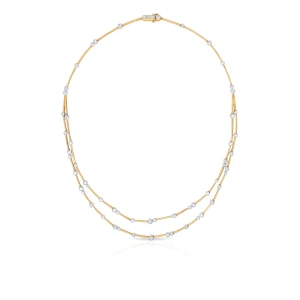 W.KRUK Naszyjnik złoty z brylantami