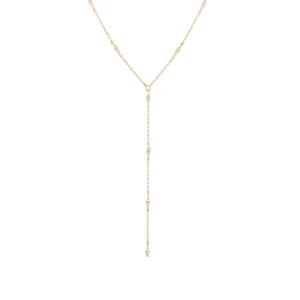 W.KRUK Naszyjnik złoty z cyrkoniami Ceremonials