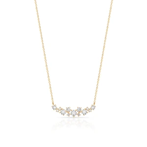 W.KRUK Naszyjnik złoty z cyrkoniami Ceremonials