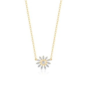 W.KRUK - Naszyjnik złoty z diamentami