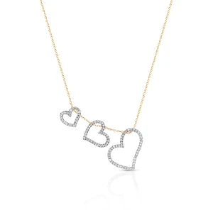 W.KRUK Naszyjnik złoty z diamentami