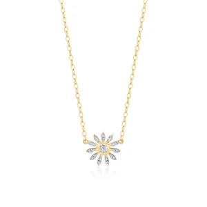 W.KRUK Naszyjnik złoty z diamentami