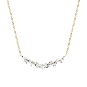 W.KRUK - Naszyjnik złoty z diamentami Galaktyka