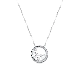 W.KRUK Naszyjnik złoty z diamentami Galaktyka