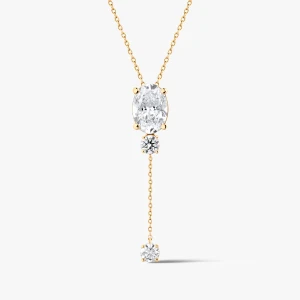 W.KRUK Naszyjnik złoty z diamentami Nuova