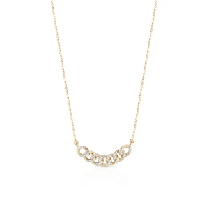 W.KRUK Naszyjnik złoty z diamentami W.KRUK