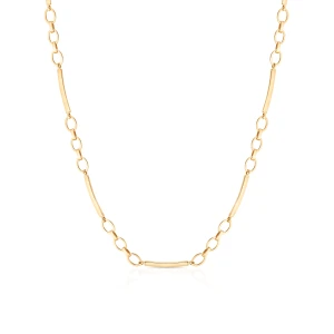 W.KRUK - Naszyjnik złoty z elementem pancerki