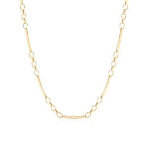 W.KRUK Naszyjnik złoty z elementem pancerki