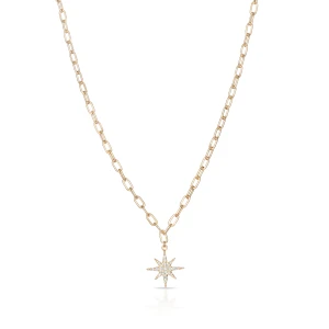 W.KRUK Naszyjnik złoty z gwiazdą Alchemia