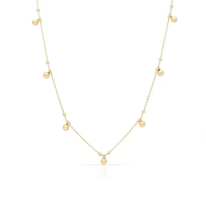 W.KRUK Naszyjnik złoty z kulkami