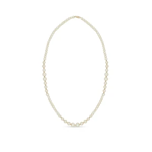 W.KRUK Naszyjnik złoty z pereł