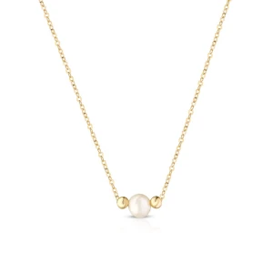 W.KRUK Naszyjnik złoty z perłą