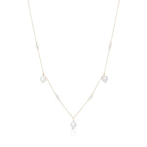 W.KRUK - Naszyjnik złoty z perłami