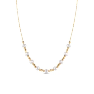 W.KRUK - Naszyjnik złoty z perłami