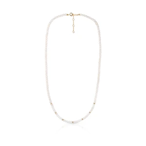 W.KRUK Naszyjnik złoty z perłami