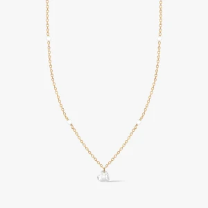 W.KRUK Naszyjnik złoty z sercem