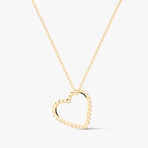 W.KRUK Naszyjnik złoty z sercem