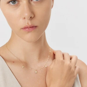 W.KRUK Naszyjnik złoty z żółwiami Santorini