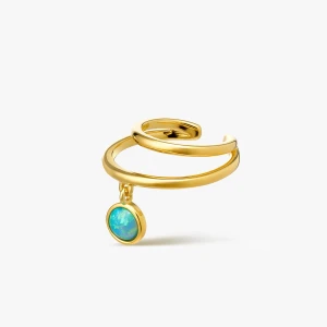 W.KRUK Nausznica srebrna Alchemia