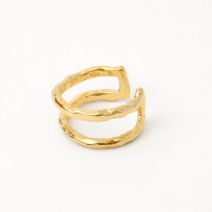 W.KRUK Nausznica srebrna Follow