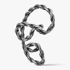 W.KRUK Nausznica srebrna Freedom Forever