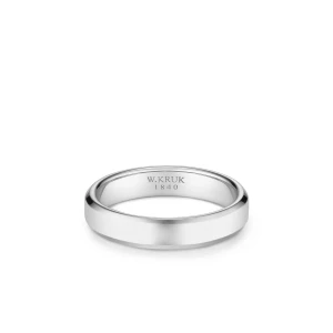 W.KRUK - Obrączka ślubna srebrna męska SEWILLA