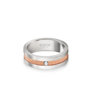 W.KRUK Obrączka złota ROSSALIA damska