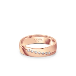 W.KRUK Obrączka złota GRAZIA damska