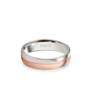 Zdjęcie produktu W.KRUK Obrączka złota PINK