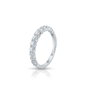 W.KRUK - Pierścionek białe złoto z brylantami