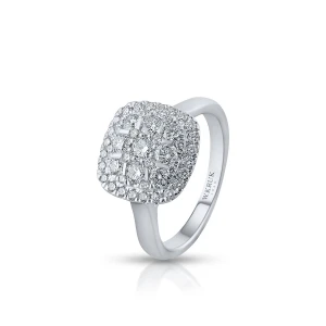W.KRUK - Pierścionek białe złoto z brylantami