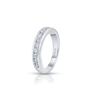 W.KRUK - Pierścionek białe złoto z brylantami