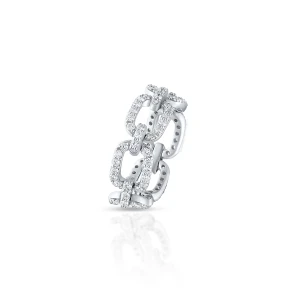 W.KRUK Pierścionek białe złoto z brylantami