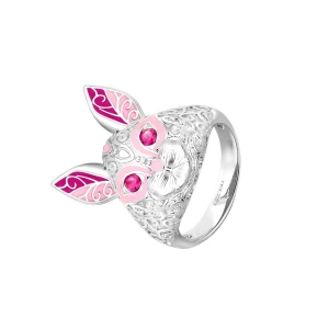 W.KRUK - Pierścionek Biały Królik Wonderland PICKY PICA