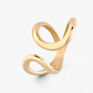 W.KRUK Pierścionek Gold Wave Lush PICKY PICA