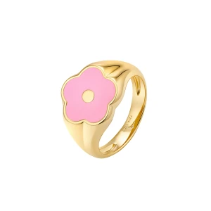 W.KRUK - Pierścionek Pink Flower PICKY PICA