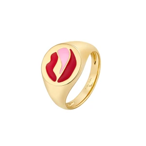 W.KRUK Pierścionek Signature Lips PICKY PICA