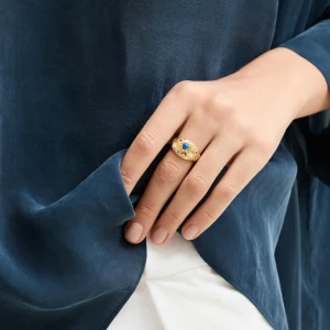 W.KRUK - Pierścionek srebrny Alchemia