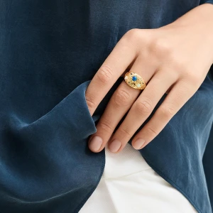 W.KRUK Pierścionek srebrny Alchemia