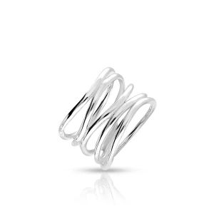 W.KRUK - Pierścionek srebrny ażurowy