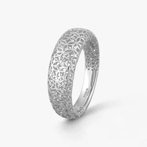 W.KRUK Pierścionek srebrny ażurowy