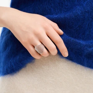 W.KRUK Pierścionek srebrny ażurowy