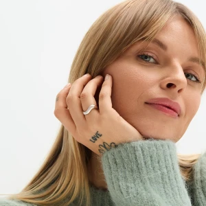 W.KRUK Pierścionek srebrny basic