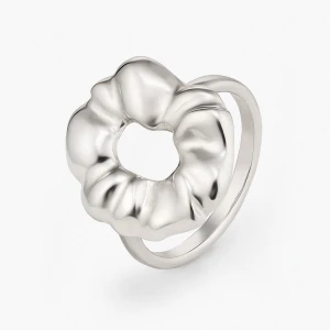 W.KRUK Pierścionek srebrny Follow