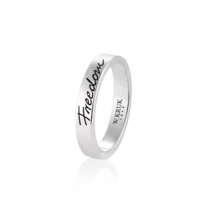 W.KRUK - Pierścionek srebrny Freedom