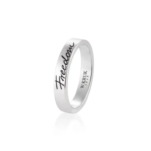 W.KRUK Pierścionek srebrny Freedom