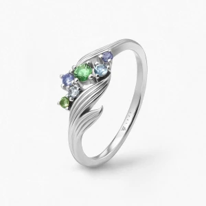 W.KRUK Pierścionek srebrny KOI