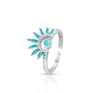 W.KRUK - Pierścionek srebrny Laguna