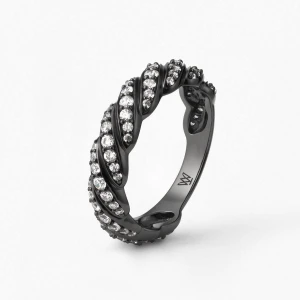 W.KRUK - Pierścionek srebrny Meteory